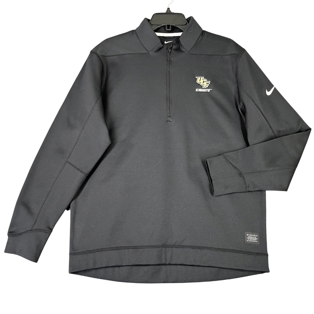 University Of Central Florida‎ Knights Nike Golf 1/4 Zip Pullover Men L Athletic